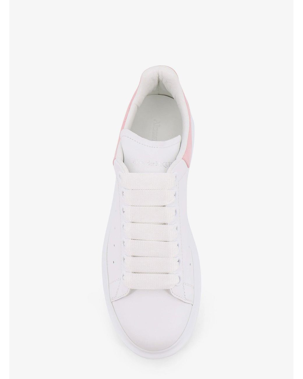 McQueen White Sneakers Pelle