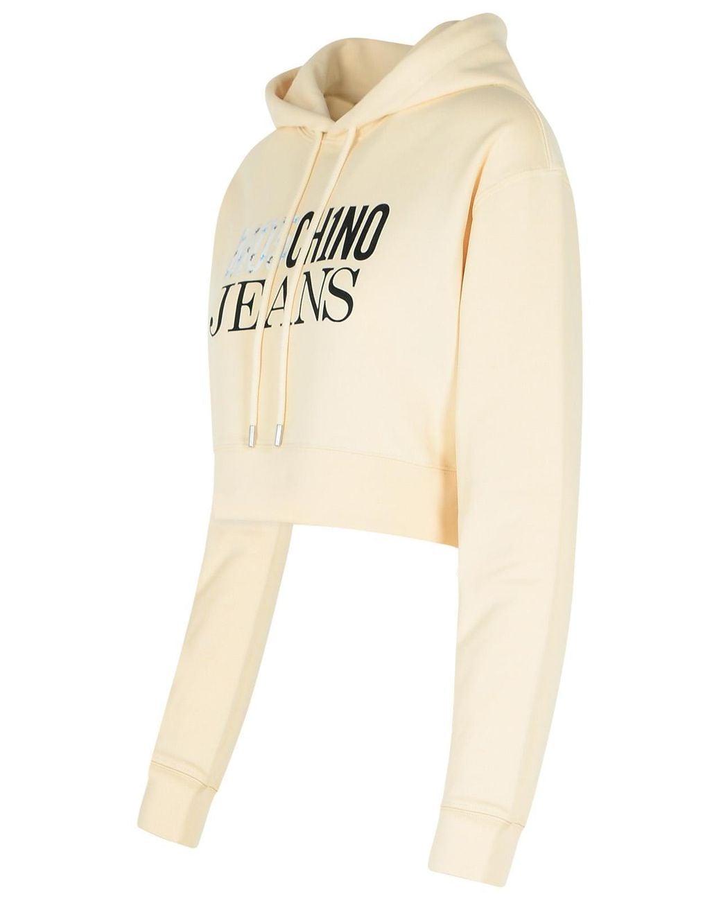 Moschino Natural Ivory Cotton Sweatshirt