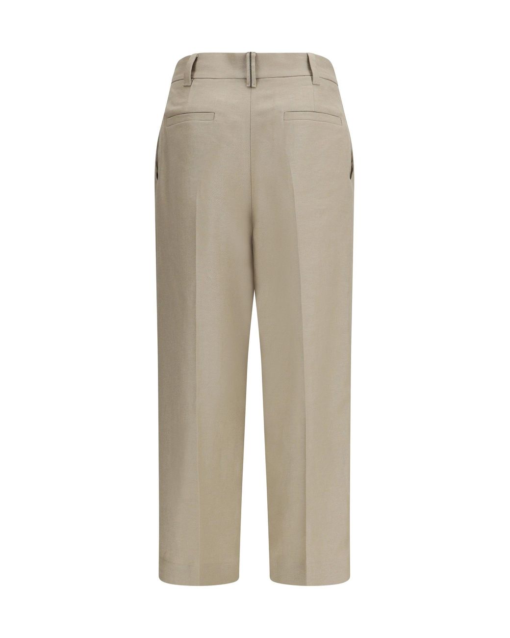 Brunello Cucinelli Natural Linen Pants