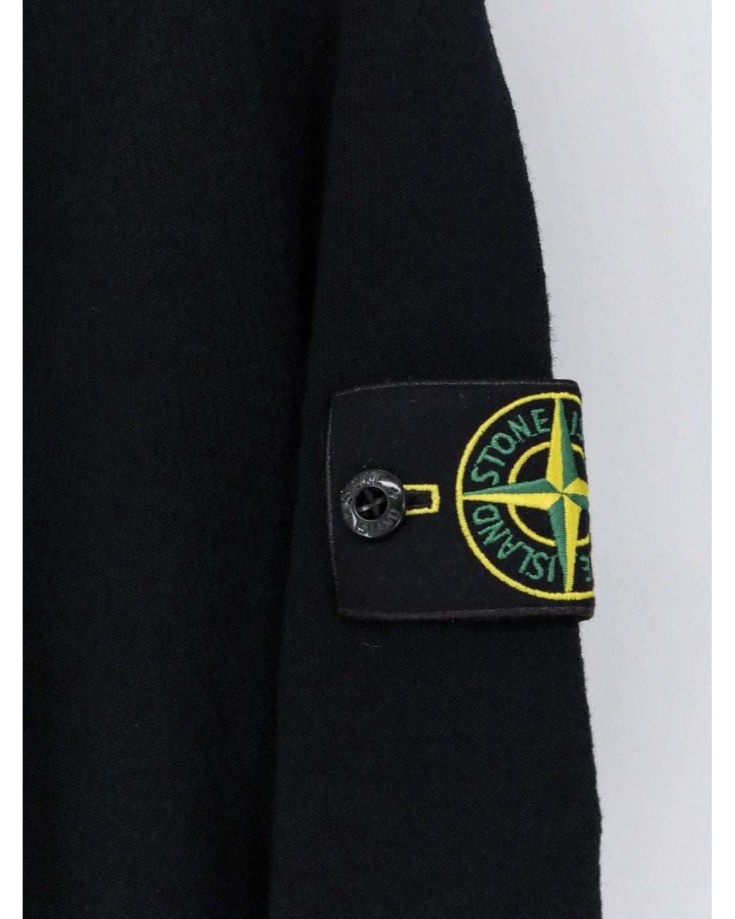 Stone Island Blue Virgin Wool Blend Sweater for men