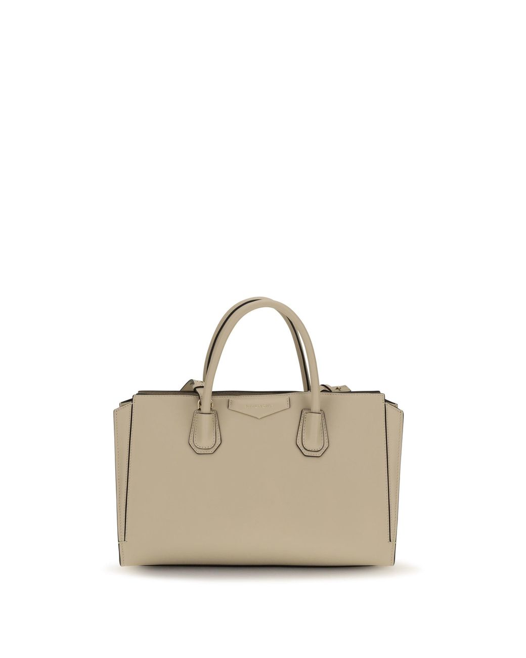 Givenchy Natural Small Antigona Catchall Glossy Grained Leather Handbag