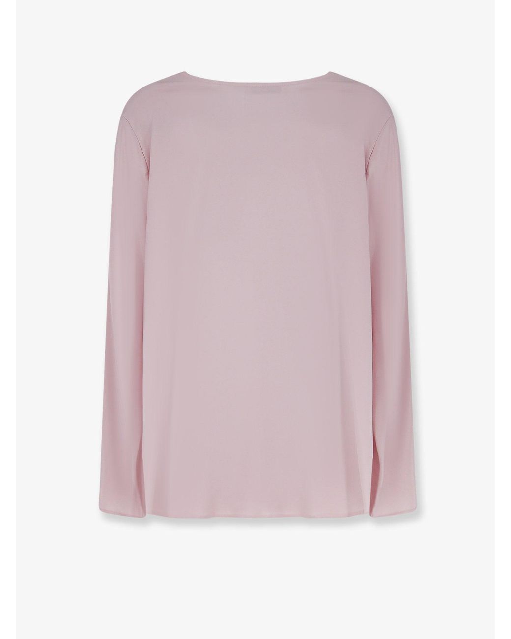 Max Mara Pink Mxp Mitico Stretch Silk Shirt