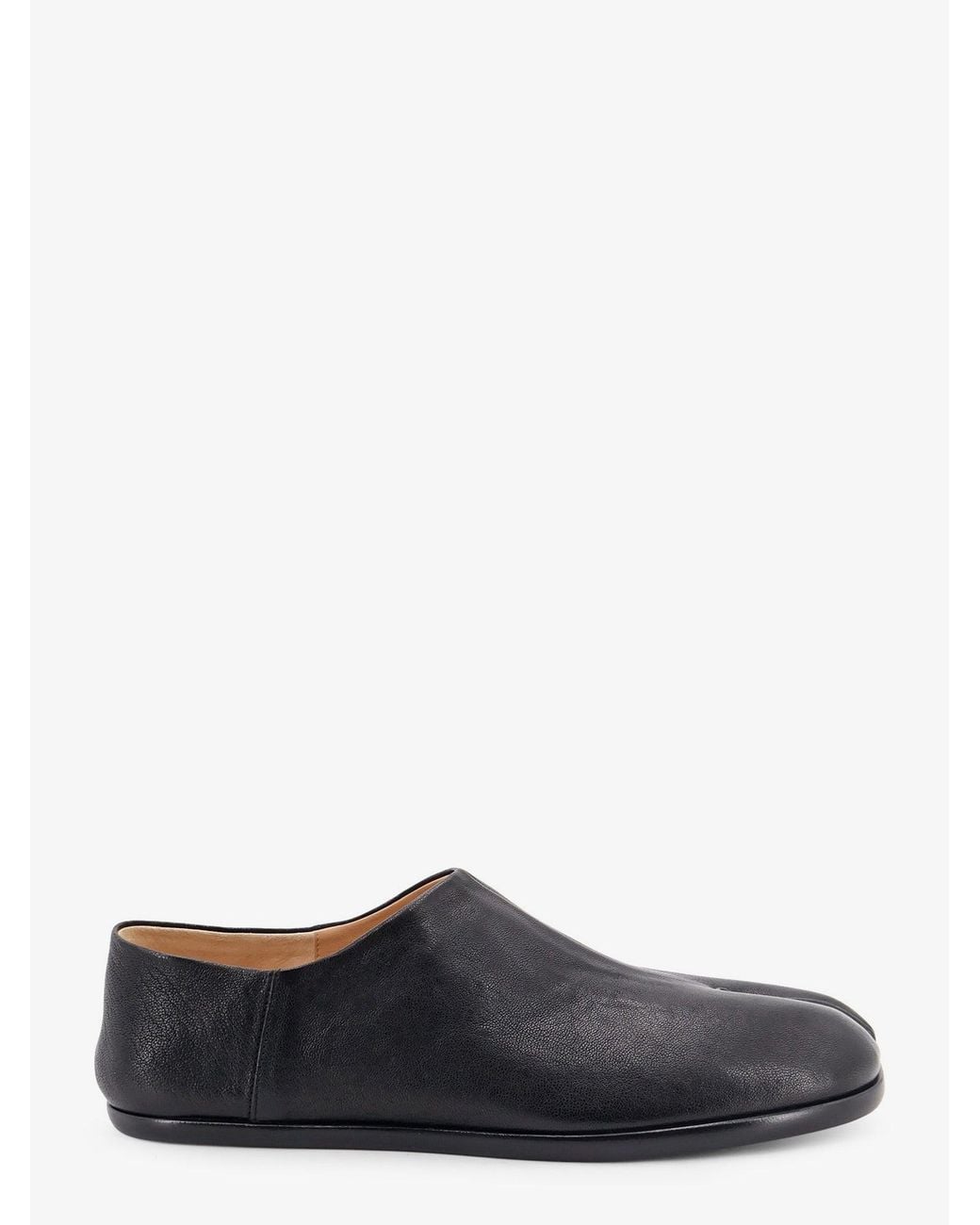 Maison Margiela White Tabi Leather Slip-Ons for men