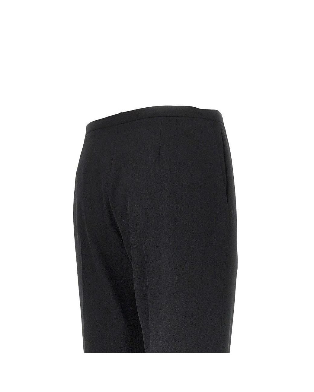 The Row Black 'Cyril' Twill Pants