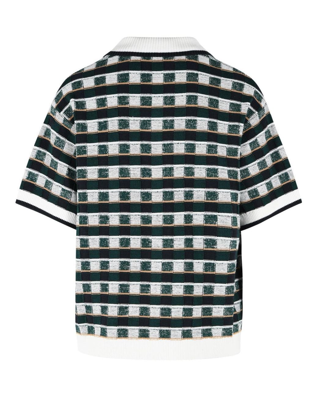 Casablanca White 'Mosaic' Cotton Shirt for men