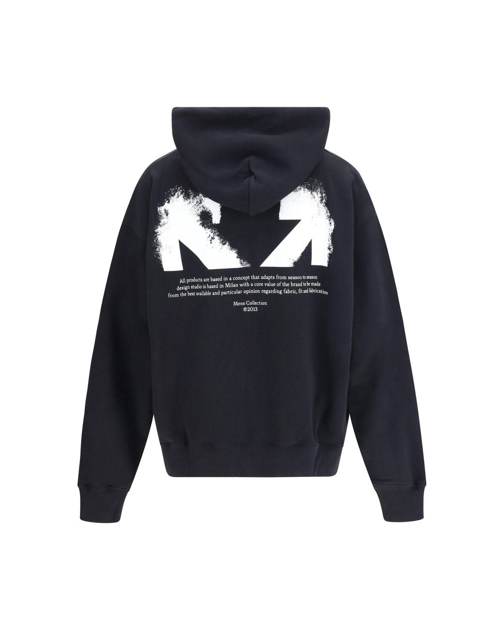 Off-White c/o Virgil Abloh Blue Half Arrows Skate Hoodie for men