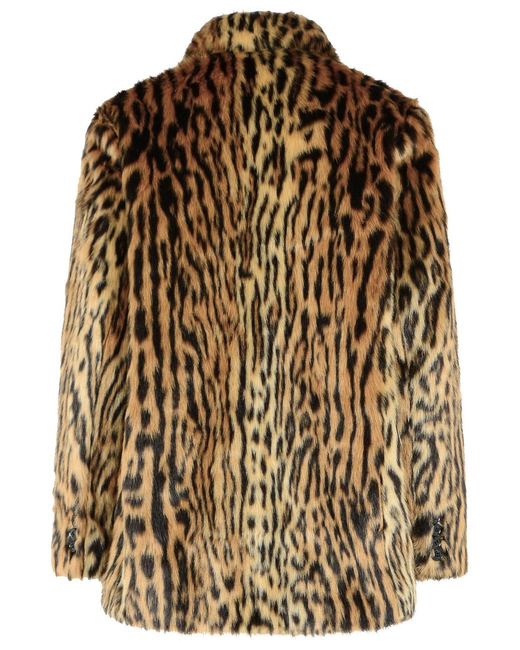 Stand Studio Multicolor 'Emmie' Leopard Print Faux Fur Blazer