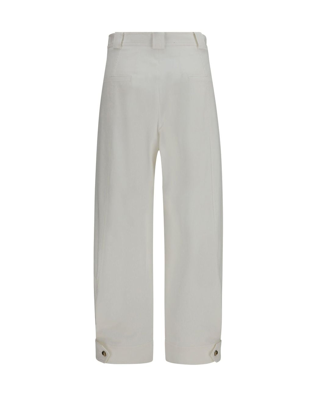 Max Mara Gray Adorni Cropped Pants Vela