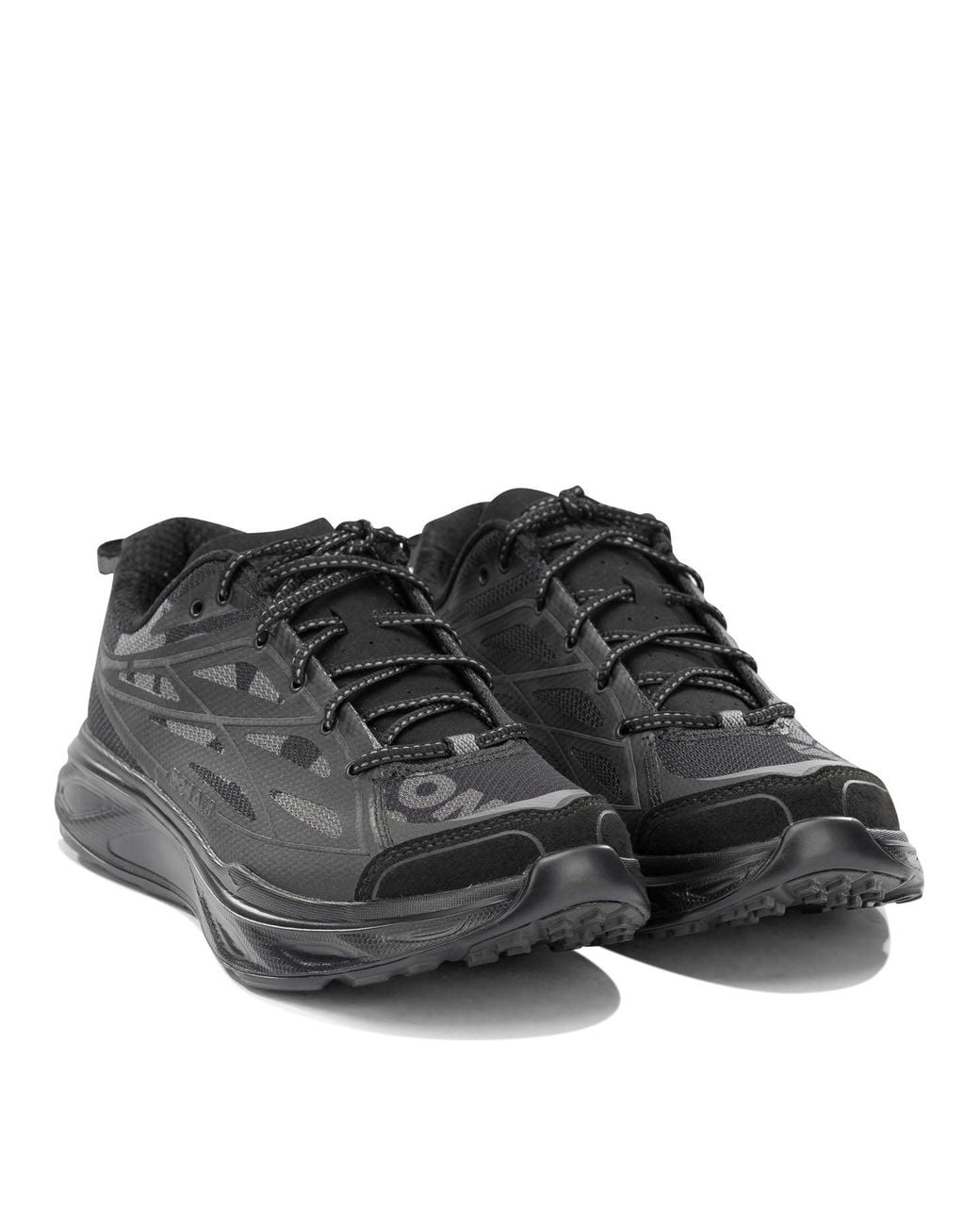 Hoka One One Black "Huaka Pro" Low-Top Sneakers for men