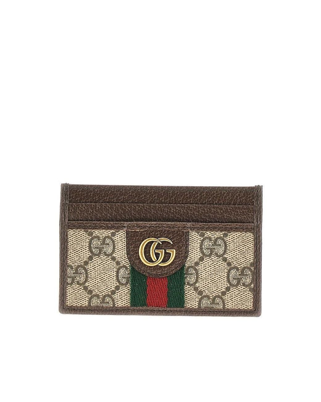 Gucci Metallic 'Ophidia' Cardholder for men