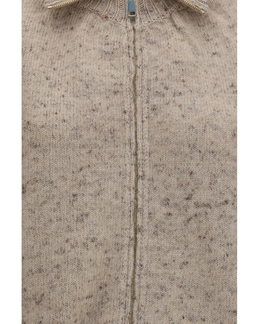 Fabiana Filippi Natural Oversized Bouclé Yarn Bomber Jacket