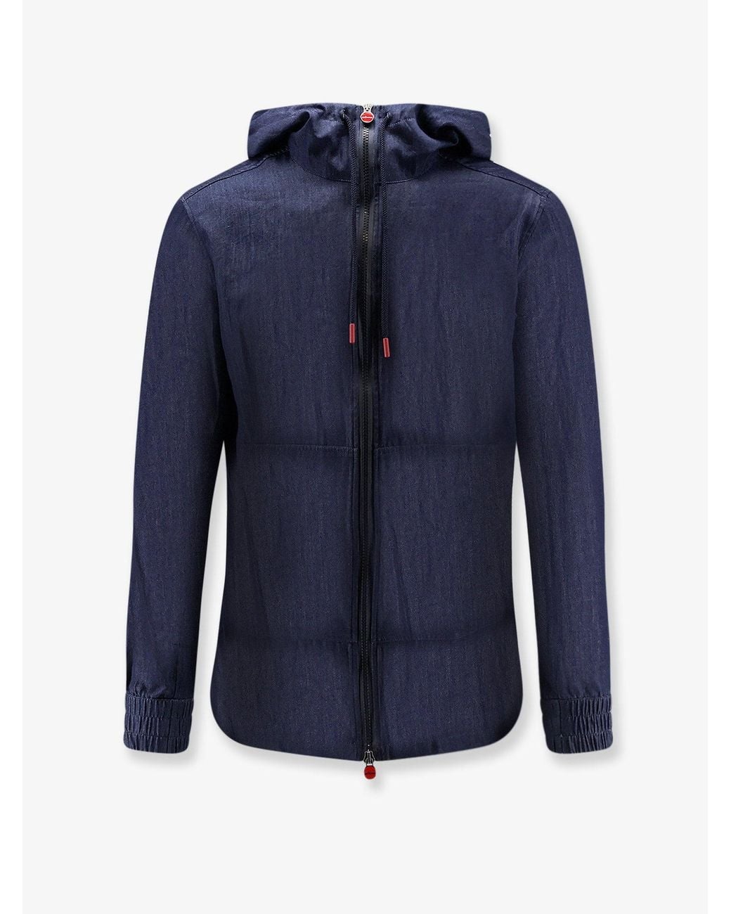 Kiton Blue Light Denim Sweatshirt for men