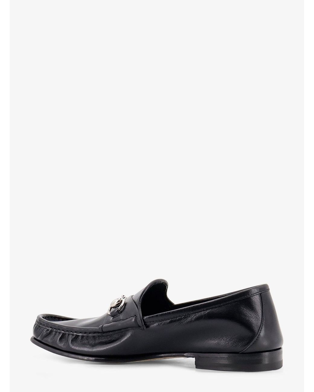 Gucci White Lugano Leather Loafers for men