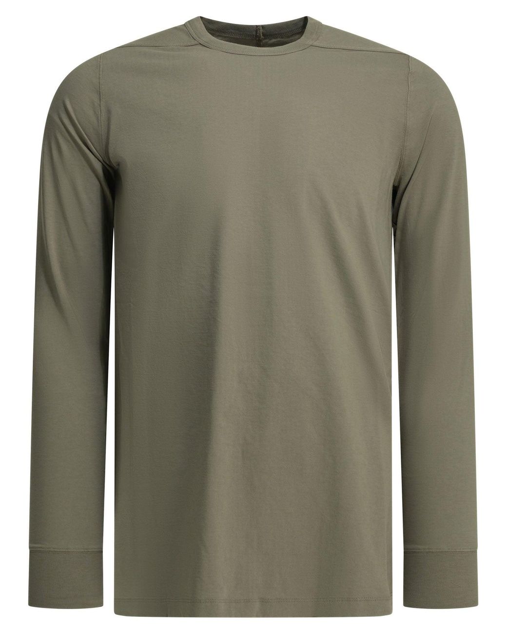 Rick Owens Green "Level" Crew-Neck T-Shirt for men
