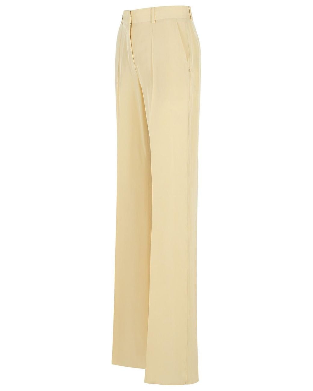 Sportmax Natural 'Orario' Ivory Viscose Trousers