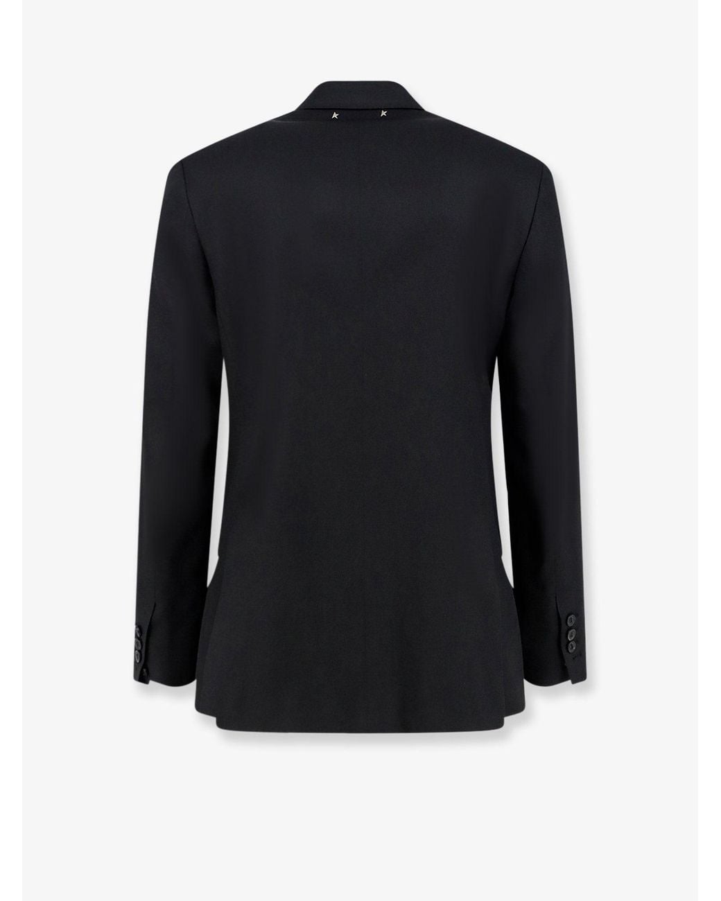 Golden Goose Deluxe Brand Black Dave Virgin Wool Blazer for men