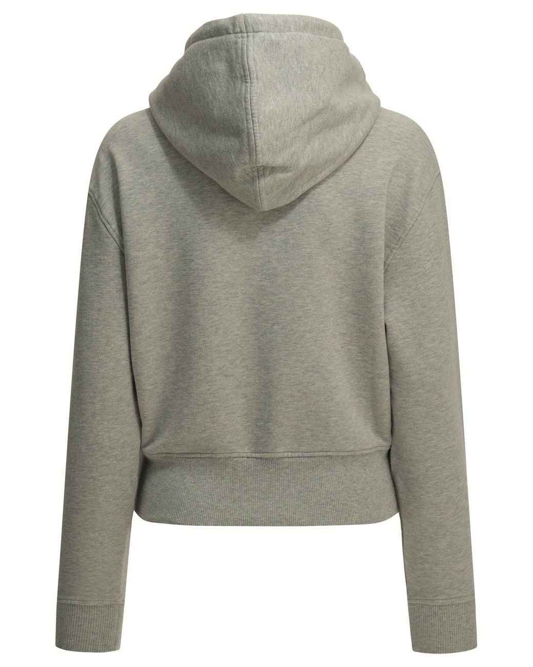 AMI Gray "Ami De Coeur" Hooded Sweatshirt