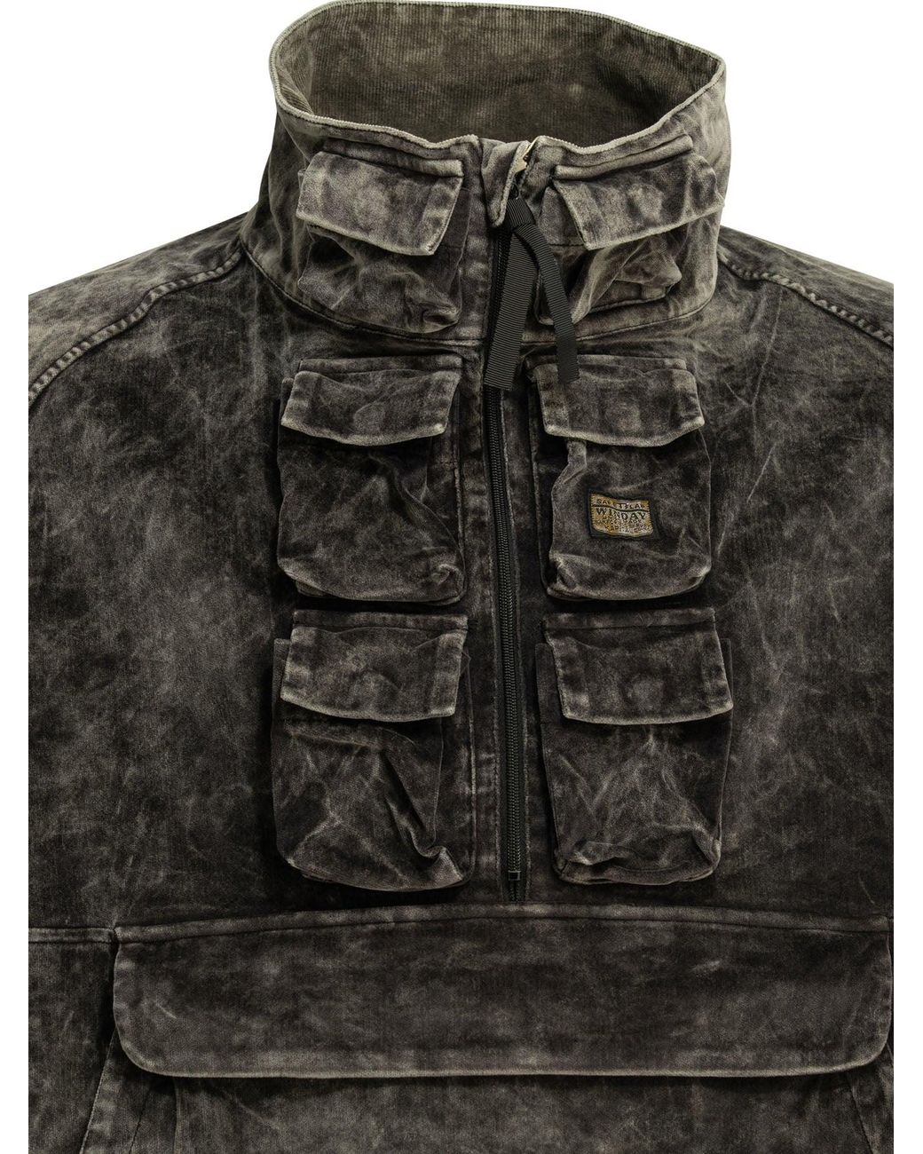 Kapital Black Velveteen Nickle 6 Jacket for men
