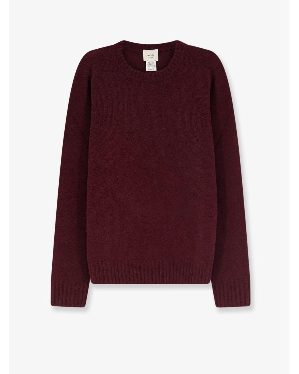 Alysi Purple Merino Wool Cashmere Sweater