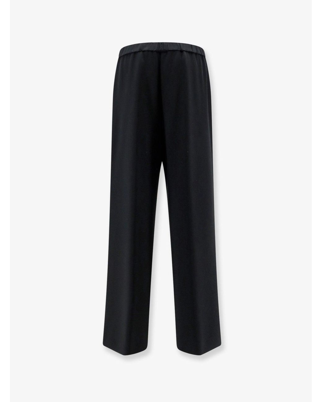 Aspesi Black Trousers With Elastic