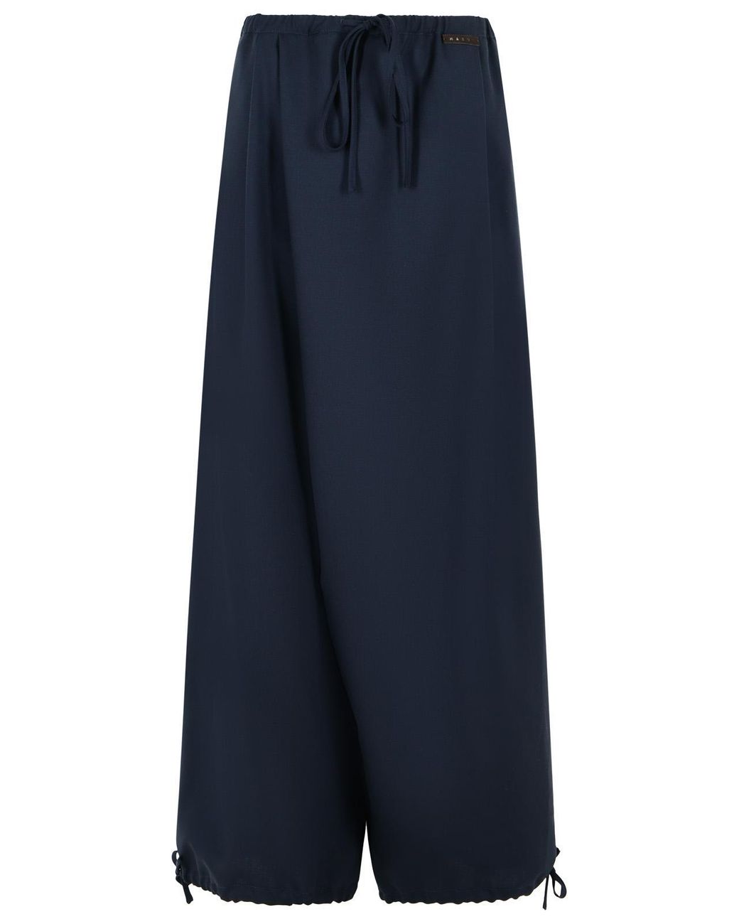 Marni Blue Virgin Wool Trousers