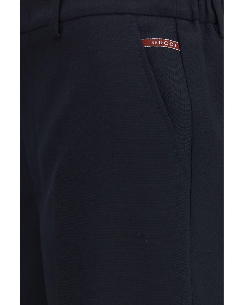 Gucci Blue Wool Shorts