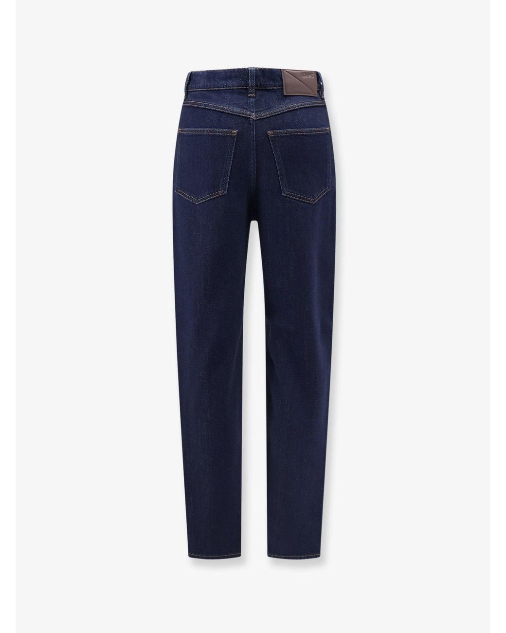 Loewe Blue Cotton Denim Jeans