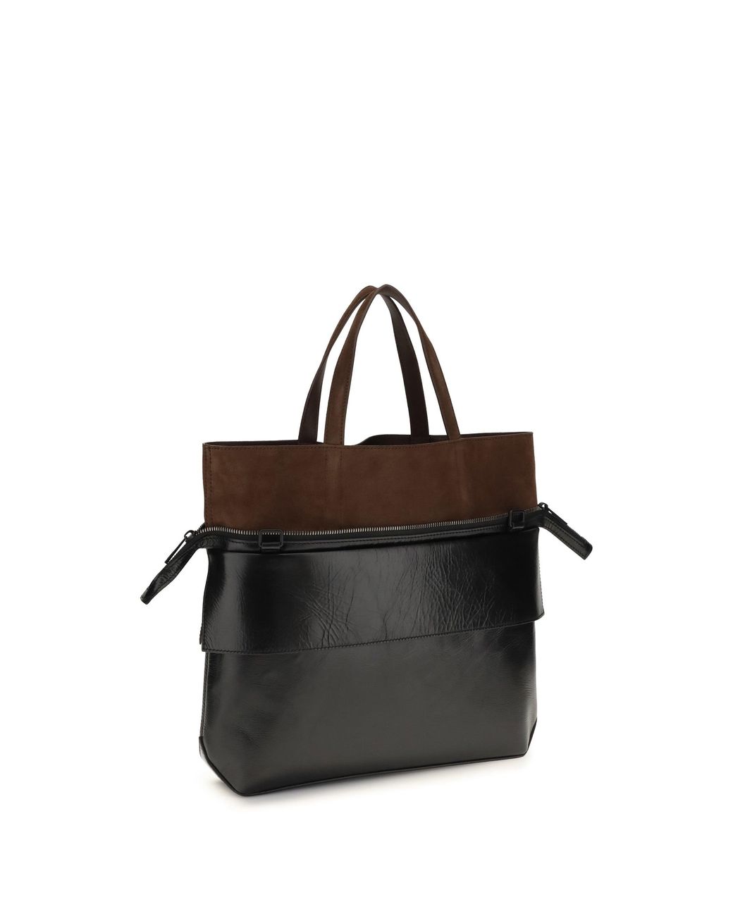 Loewe Black Tote Bag Small Switch Calfskin-Espresso Calf Leather Shoulder for men