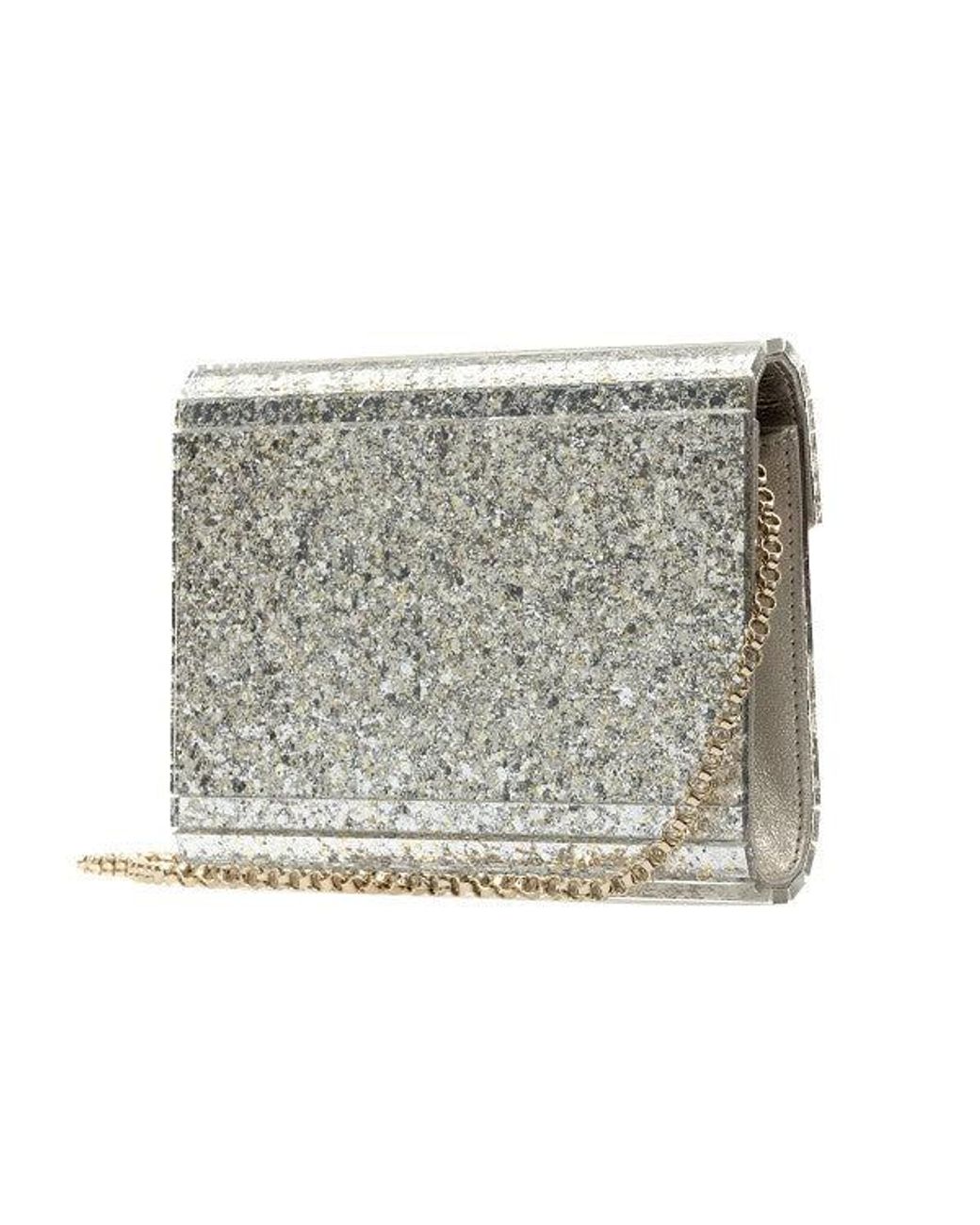 Jimmy Choo Metallic 'Candy' Glittered Clutch