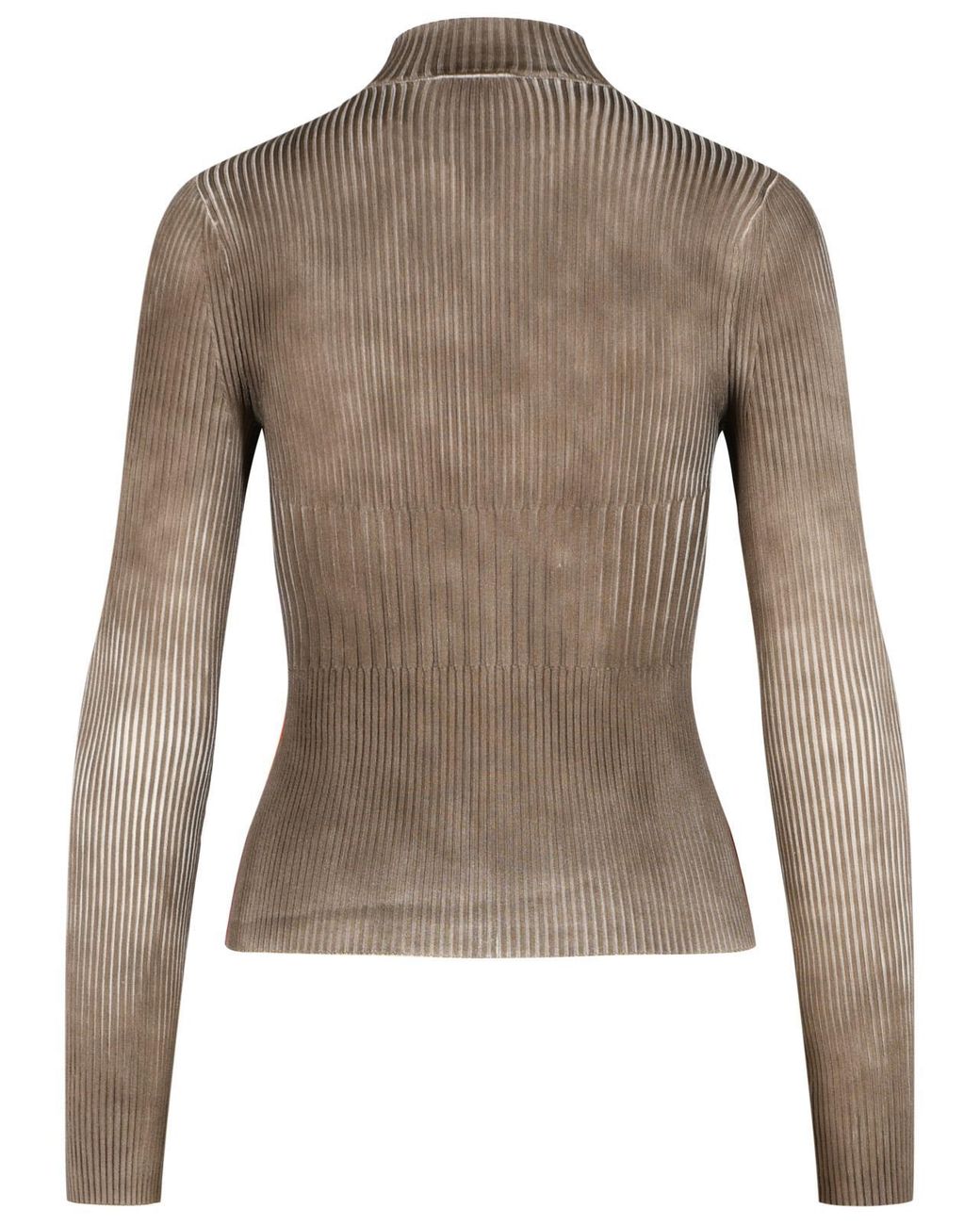 DIESEL Brown 'Sarma' Ribbed Cardigan