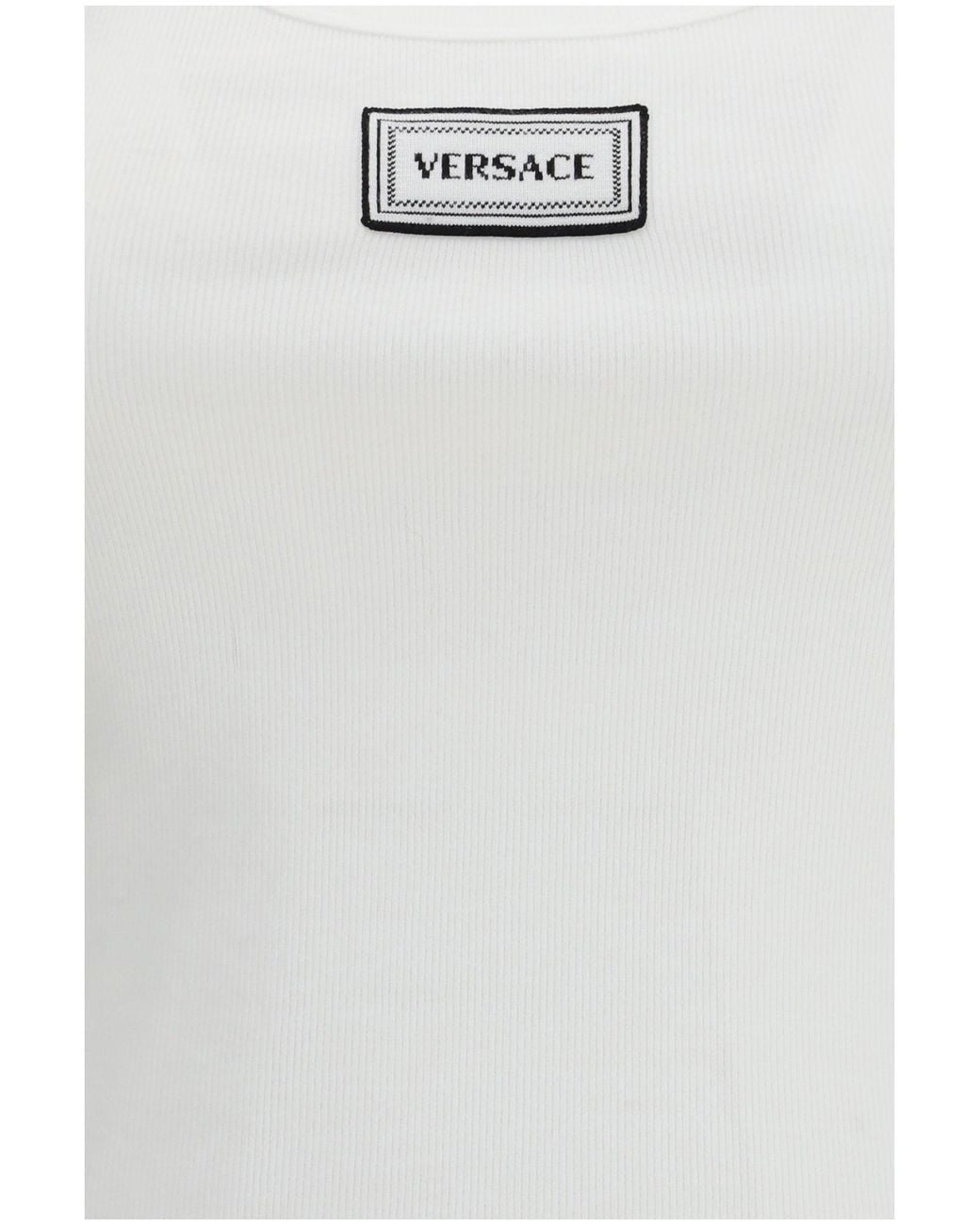 Versace White Tank Top