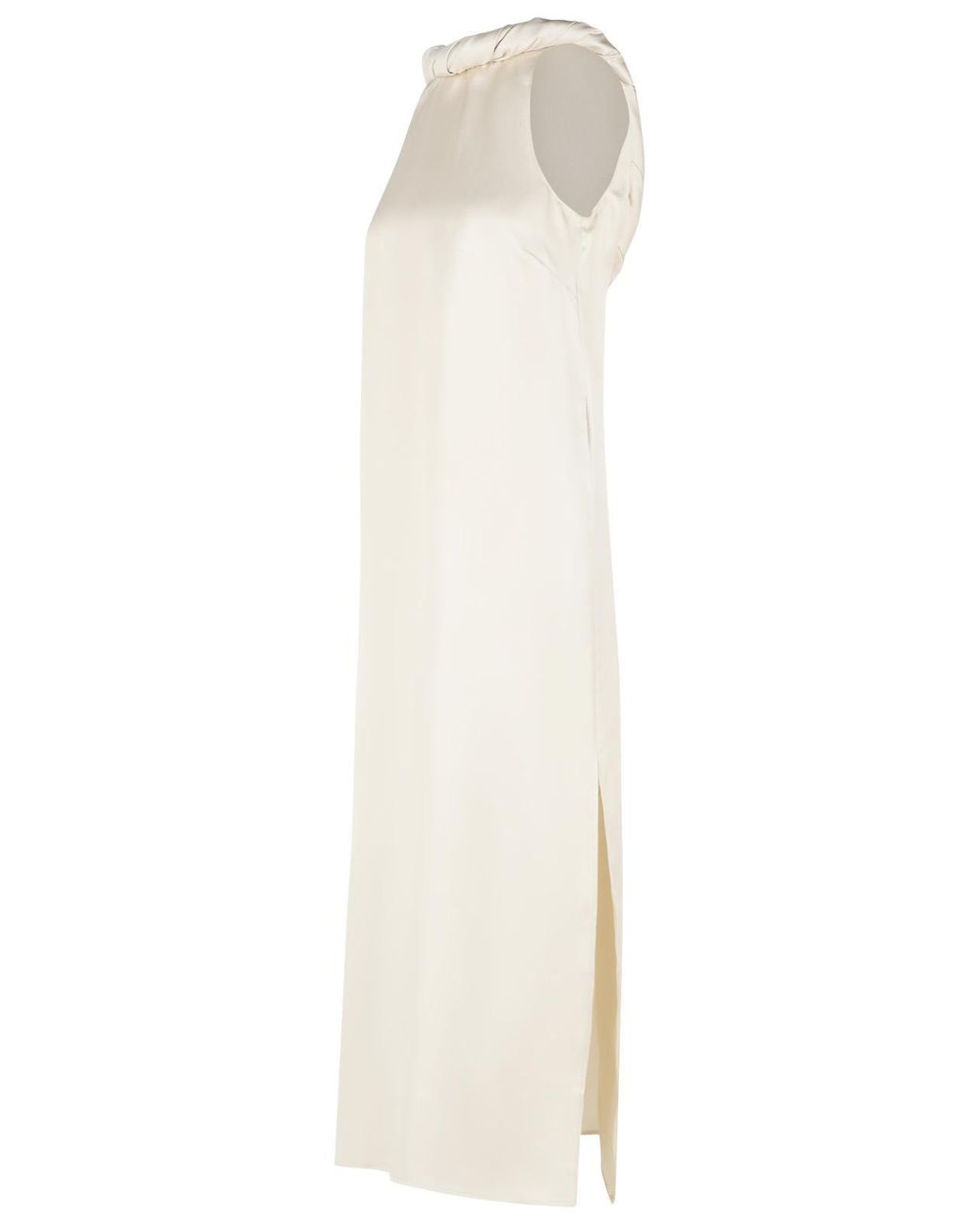 Loulou de Saison White 'Susan' Silk Dress