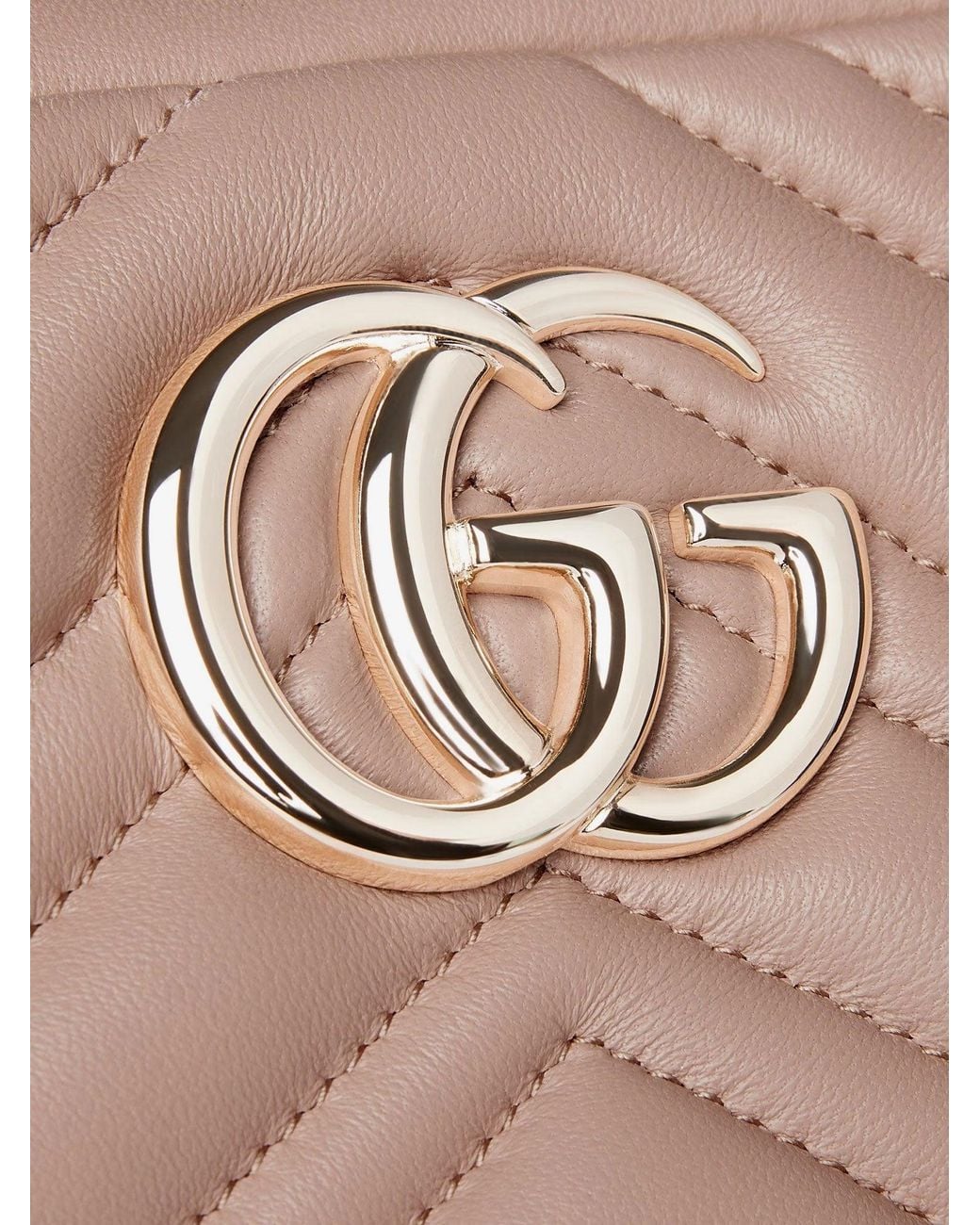 Gucci Pink Gg Marmont Leather Camera Bag Crossbody Bag
