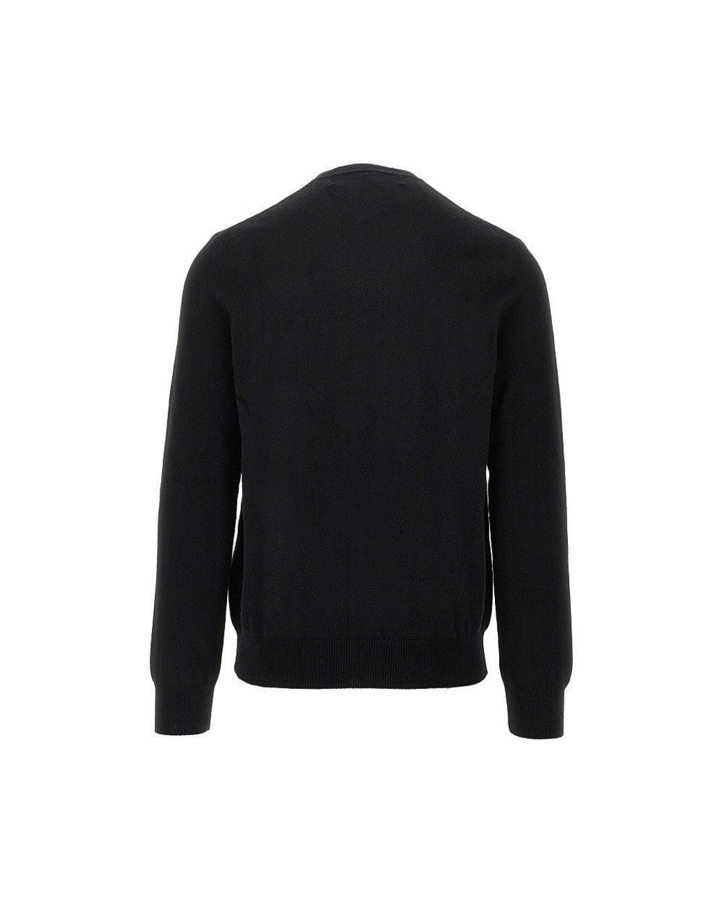 COMME DES GARÇONS PLAY Black Wool Cardigan With Heart Patch for men