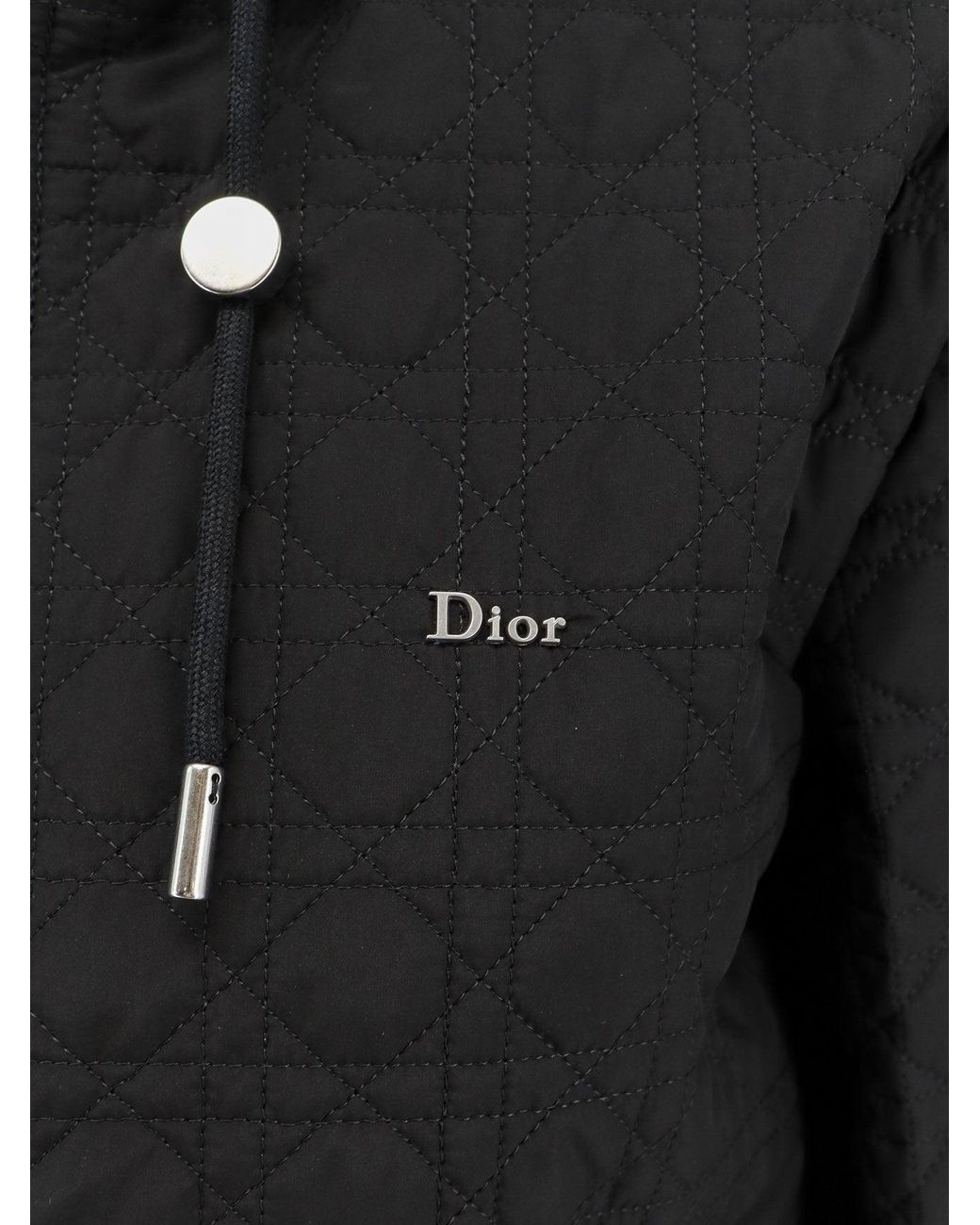 Dior Black Dior Macrocannage Quilted Technical Taffeta' Jacket