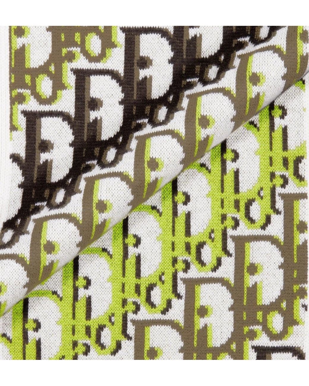 Dior White Oblique" Scarf