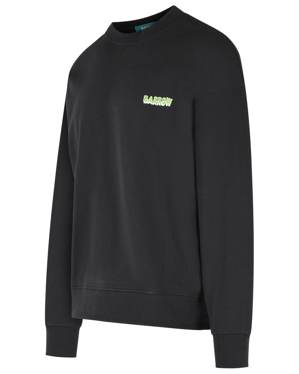 Barrow Black Cotton Sweatshirt for men