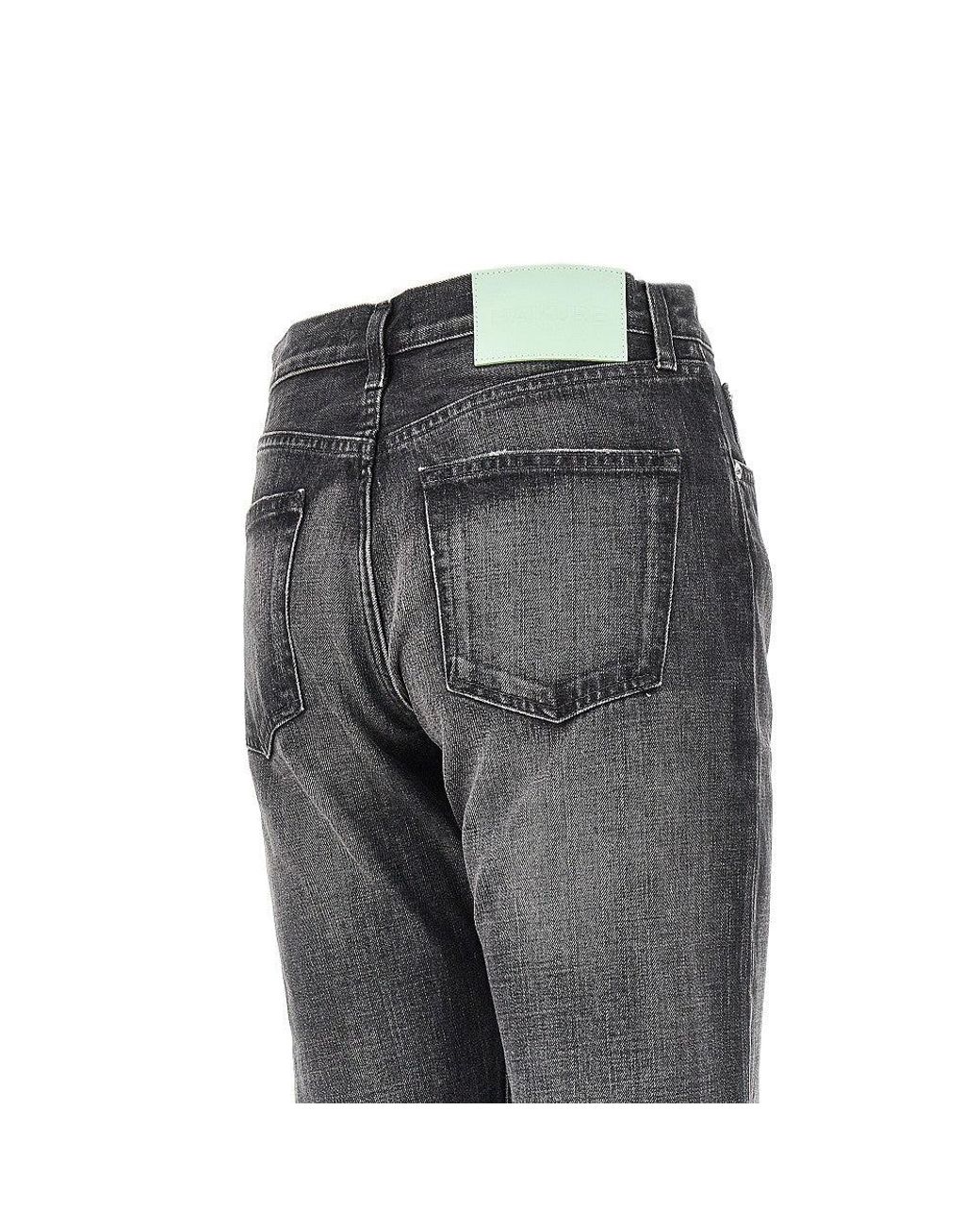 Haikure Gray 'Star' Straight-Leg Jeans
