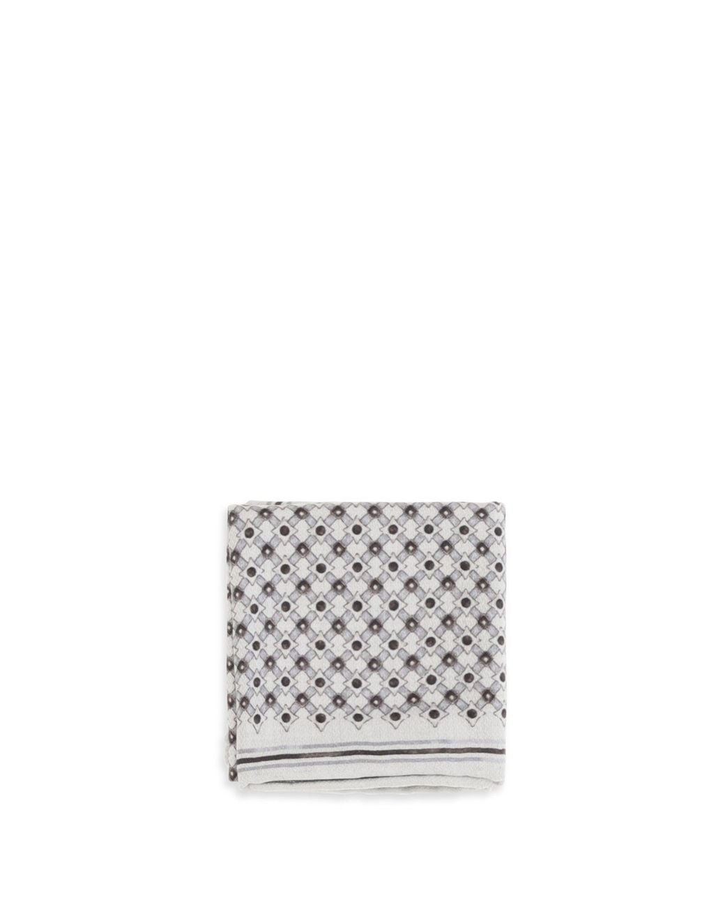 Brunello Cucinelli White Silk Pochette for men