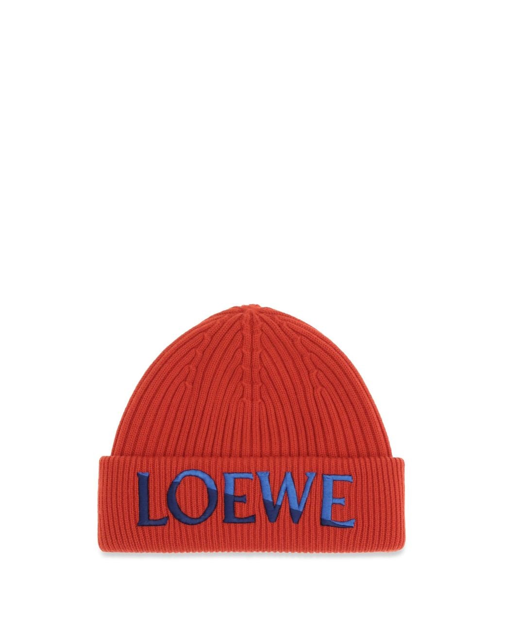 Loewe Red Wool Beanie