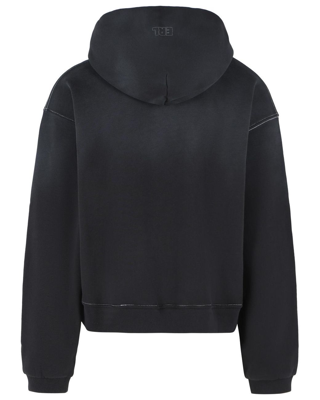 ERL Black 'Money' Washed Cotton Sweatshirt for men
