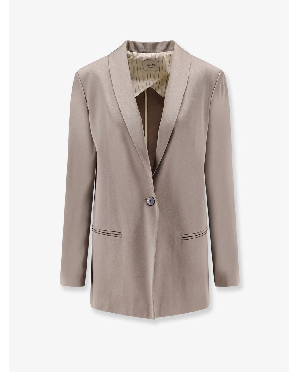 Alysi Natural Blazer Satin