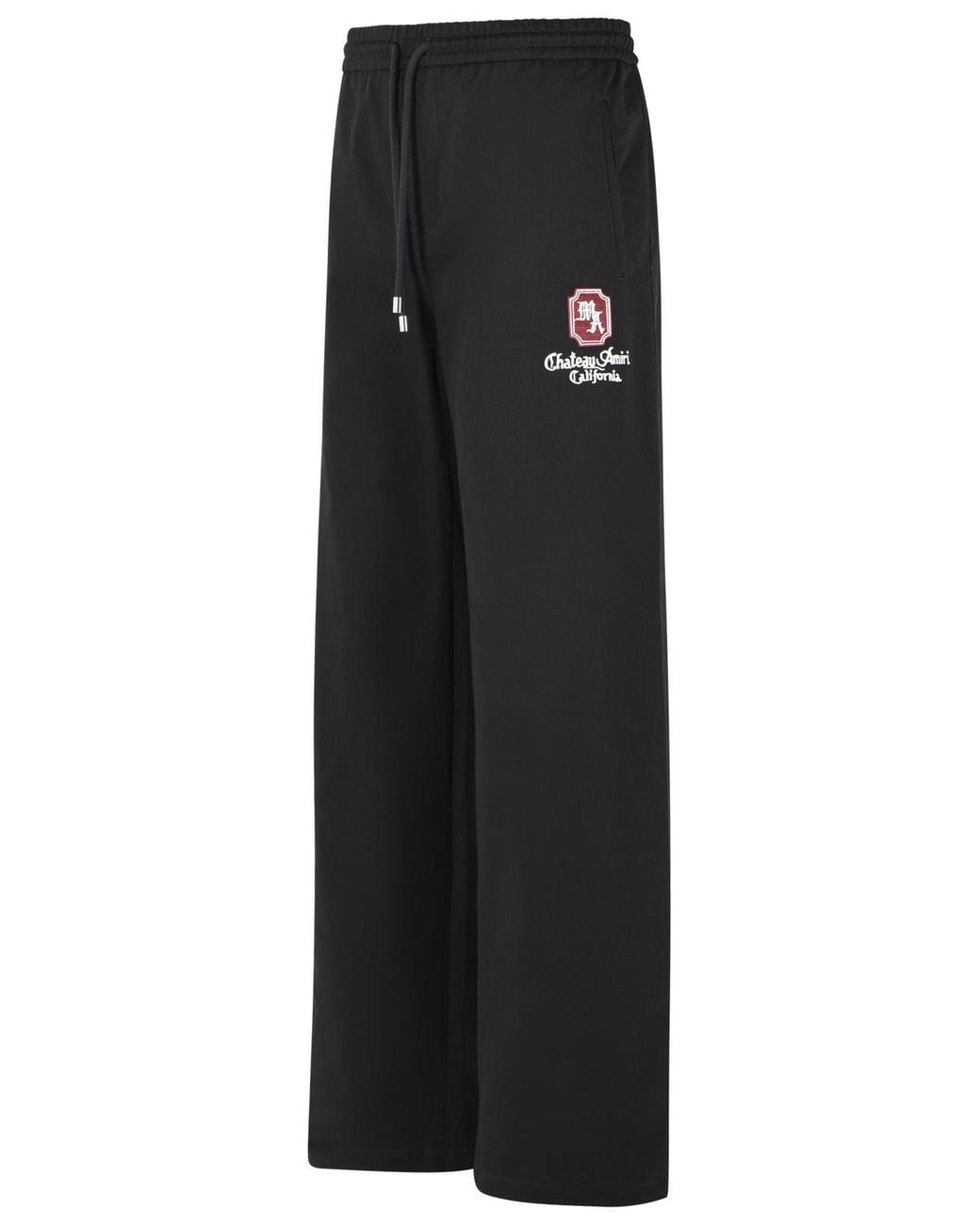 Amiri Black Cotton Trousers for men