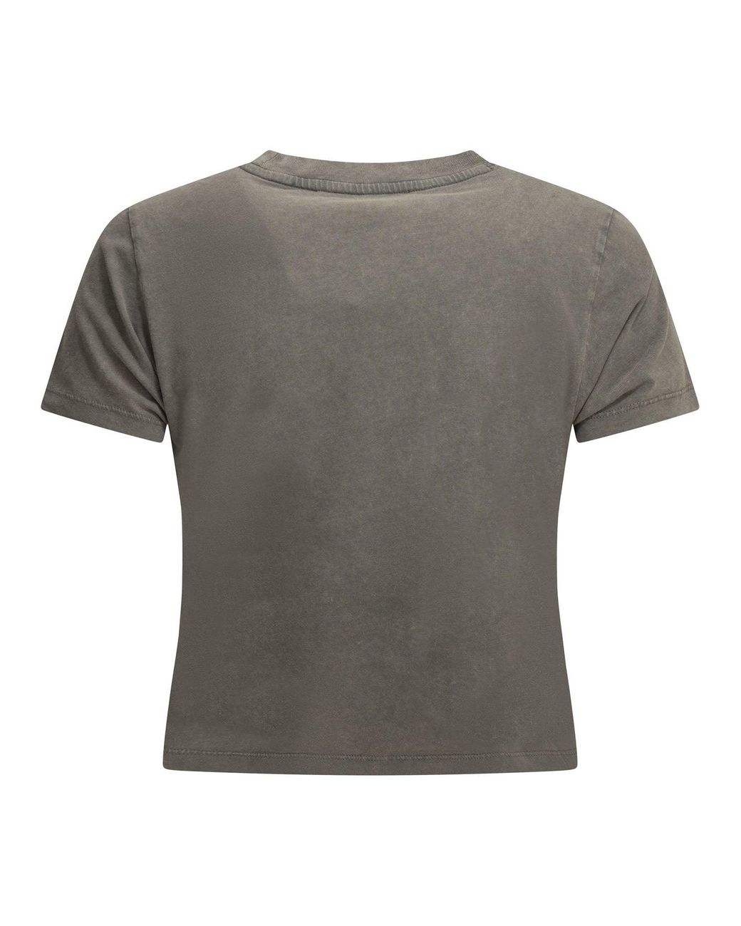 Maison Kitsuné Gray "Faded" Crew-Neck T-Shirt