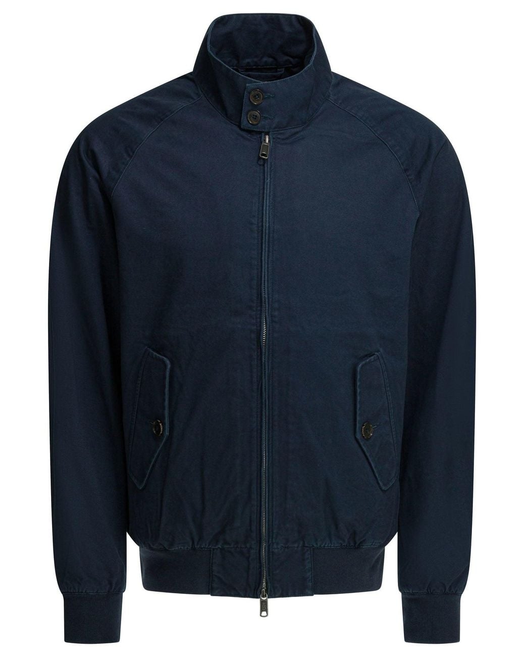 Baracuta Blue Cotton Jacket for men