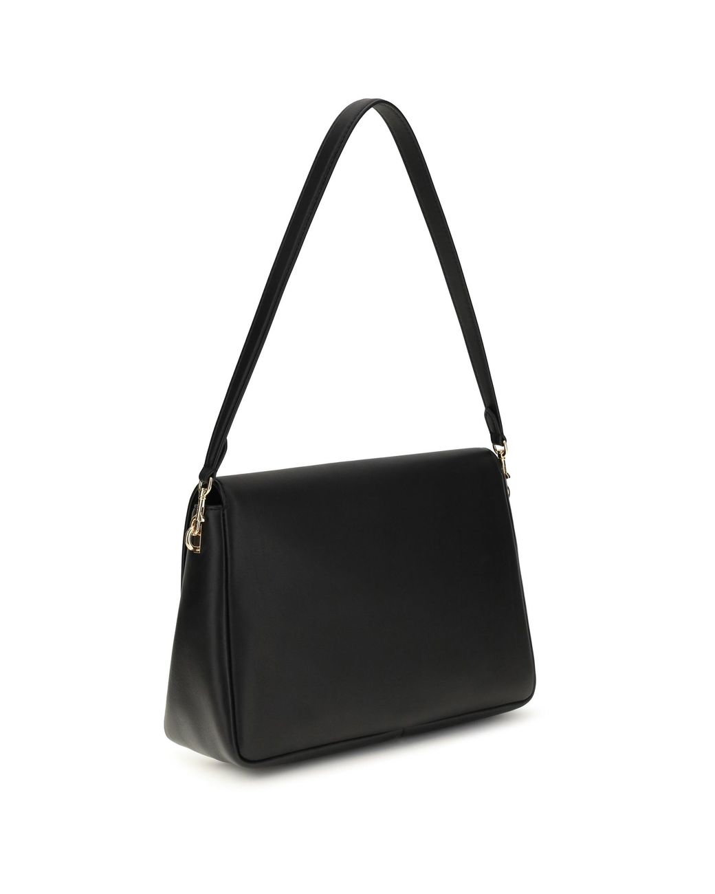 Tory Burch Black Shoulder Bag Charlie Leather
