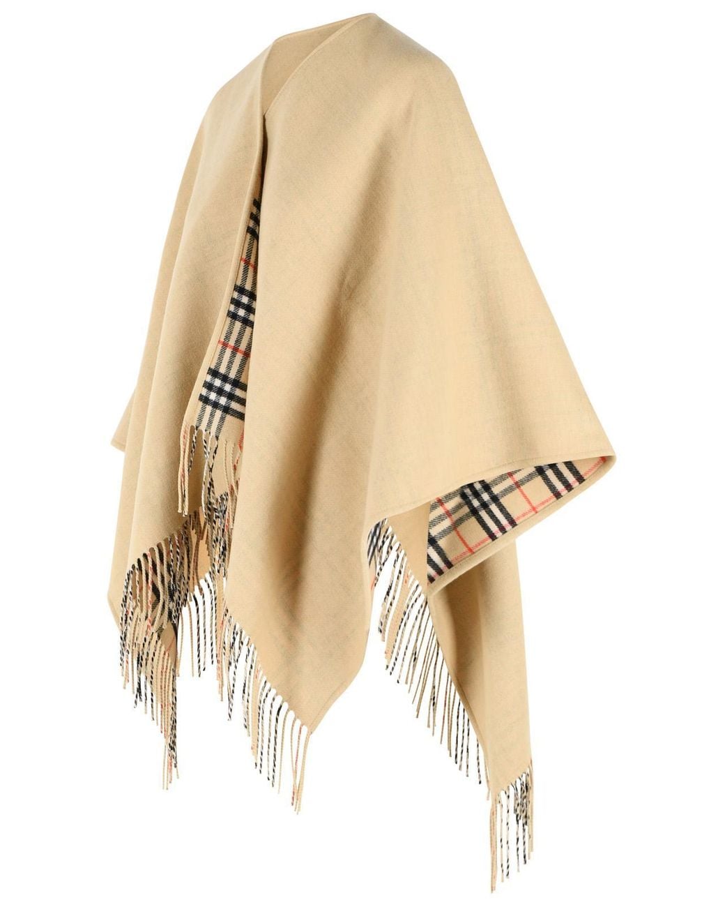 Burberry Natural Wool Cape