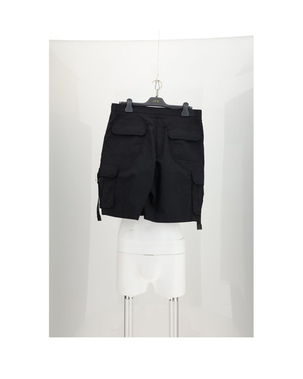 Dior White Nylon Bermuda Shorts for men