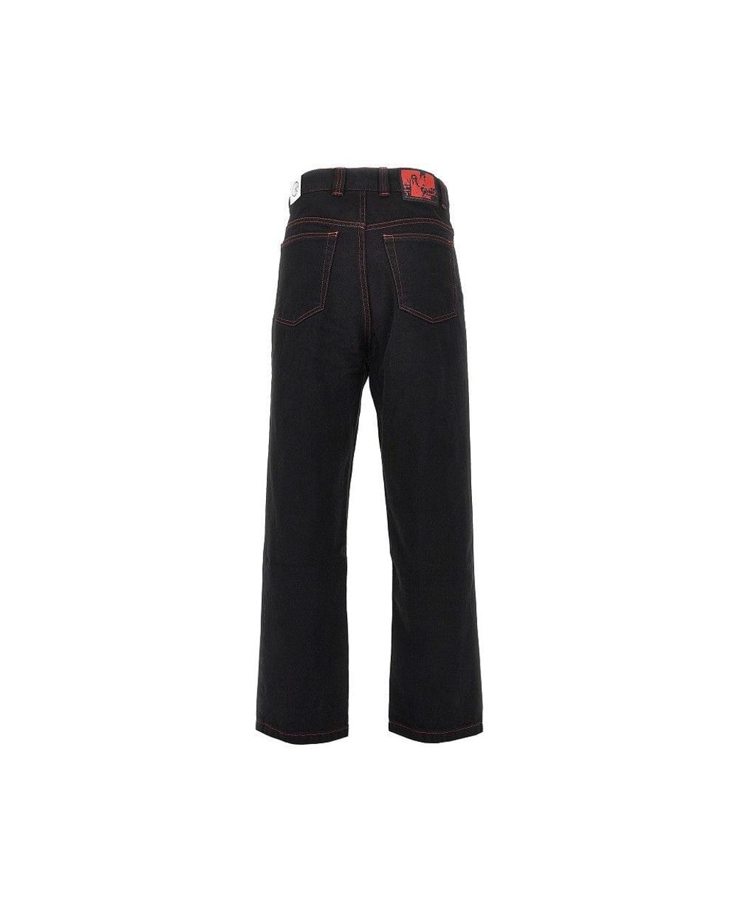 POLAR SKATE Black '93' Oversized Fit Jeans for men