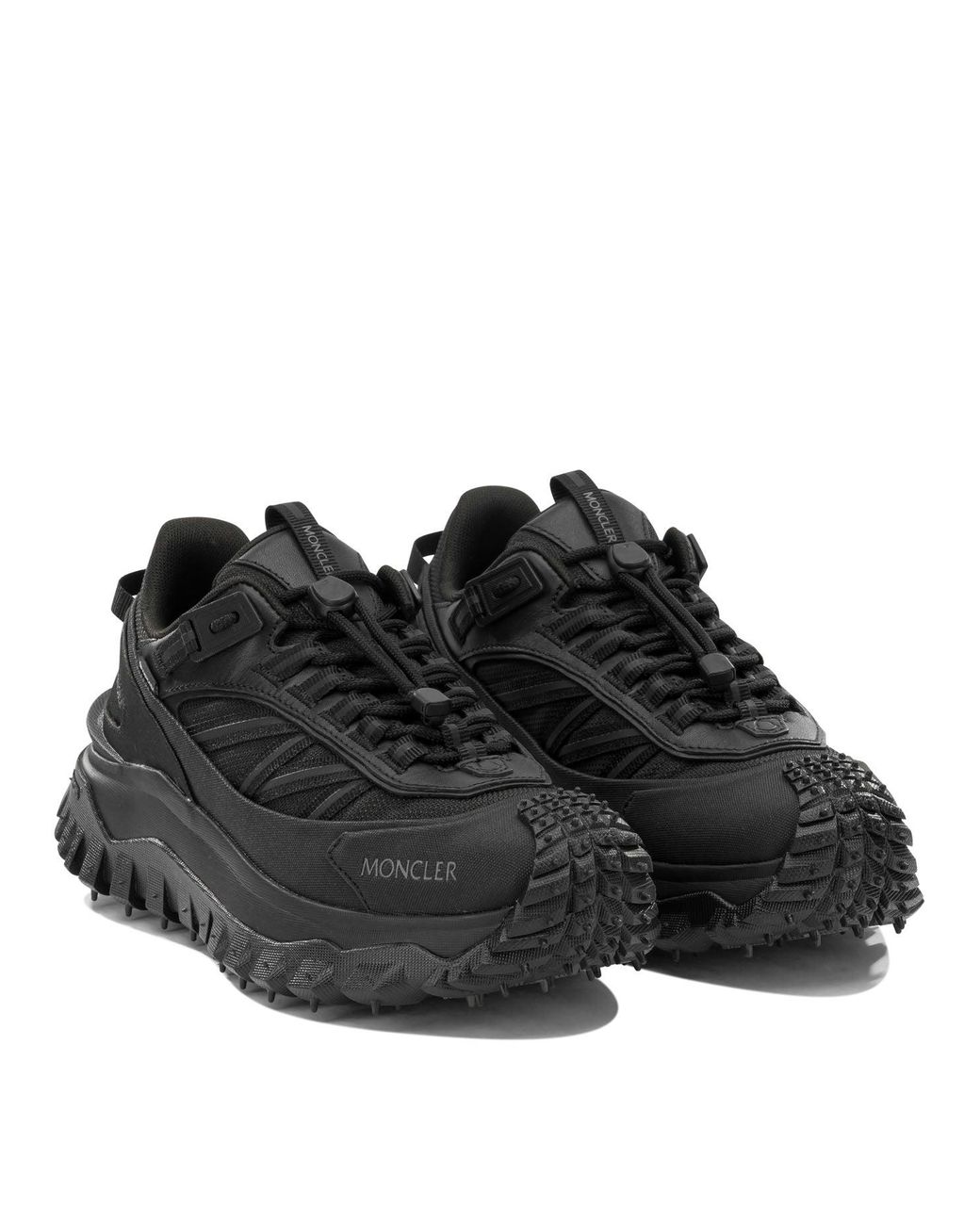 Moncler Black Trailgrip Gtx Low-Top Sneakers